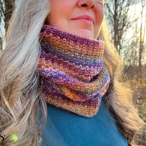 Crochet Cowl Pattern | Knit Look Crochet | Easy Crochet Pattern | Cowl Crochet Pattern | Crochet Neck Warmer | Crochet Knit Pattern