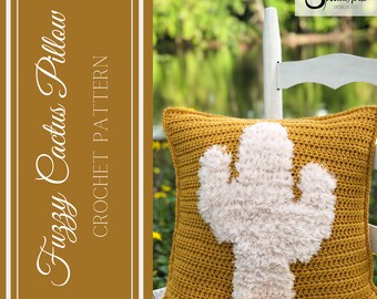 Crochet Cactus Pillow Boho Cactus Pillow Bobble Cactus Pillow Cactus Throw Pillow Cactus Pillow Cactus Nursery Decoration