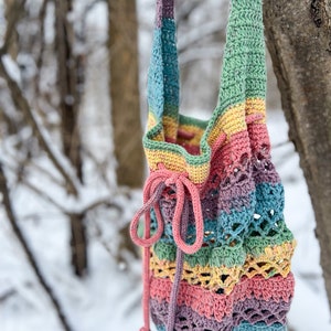 Crochet Summer Tote Pattern / Boho Tote Pattern / Boho Pattern / Market tote Pattern / Market Bag PDF / Shoulder Bag PDF / image 7