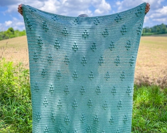 CROCHET BLANKET PATTERN | Crochet Throw Blanket | Crochet Blanket Pattern Easy | Crochet Throw Pattern | Crochet Home Decor | Easy Crochet