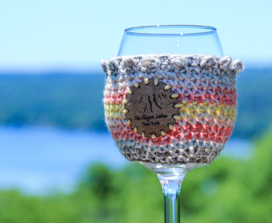 Crochet Wine Glass Cozy Pattern Crochet Pattern Wine Cozy Wine Etsy