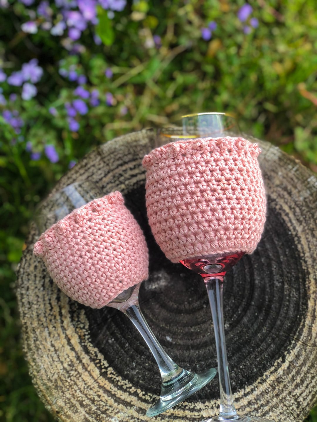 CROCHET PATTERN Wine Cozy Pattern / Crochet Wine Holder / Wine Glass