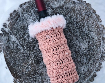 Wine Bottle Cozy / Wine Crochet Pattern / Crochet Wine tote / Crochet Wine Bottle cozy / Crochet Wine tote/ Crochet Wine Bag / Wine Cozy