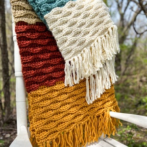 Chunky Crochet Blanket Pattern | Easy Crochet Blanket | Crochet Throw Blanket | Crochet Gift