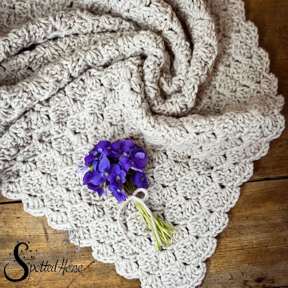 Easy Crochet Baby Blanket PATTERN | Crochet Baby Pattern | Baby Crochet Blanket | Easy Crochet Blanket | Baby Gift Crochet | Crochet Afghan