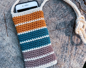 Crochet Phone Bag Pattern / Crochet Phone Case / Crochet Phone Holder / Crochet Phone Pouch Pattern / Modern Crochet Pattern