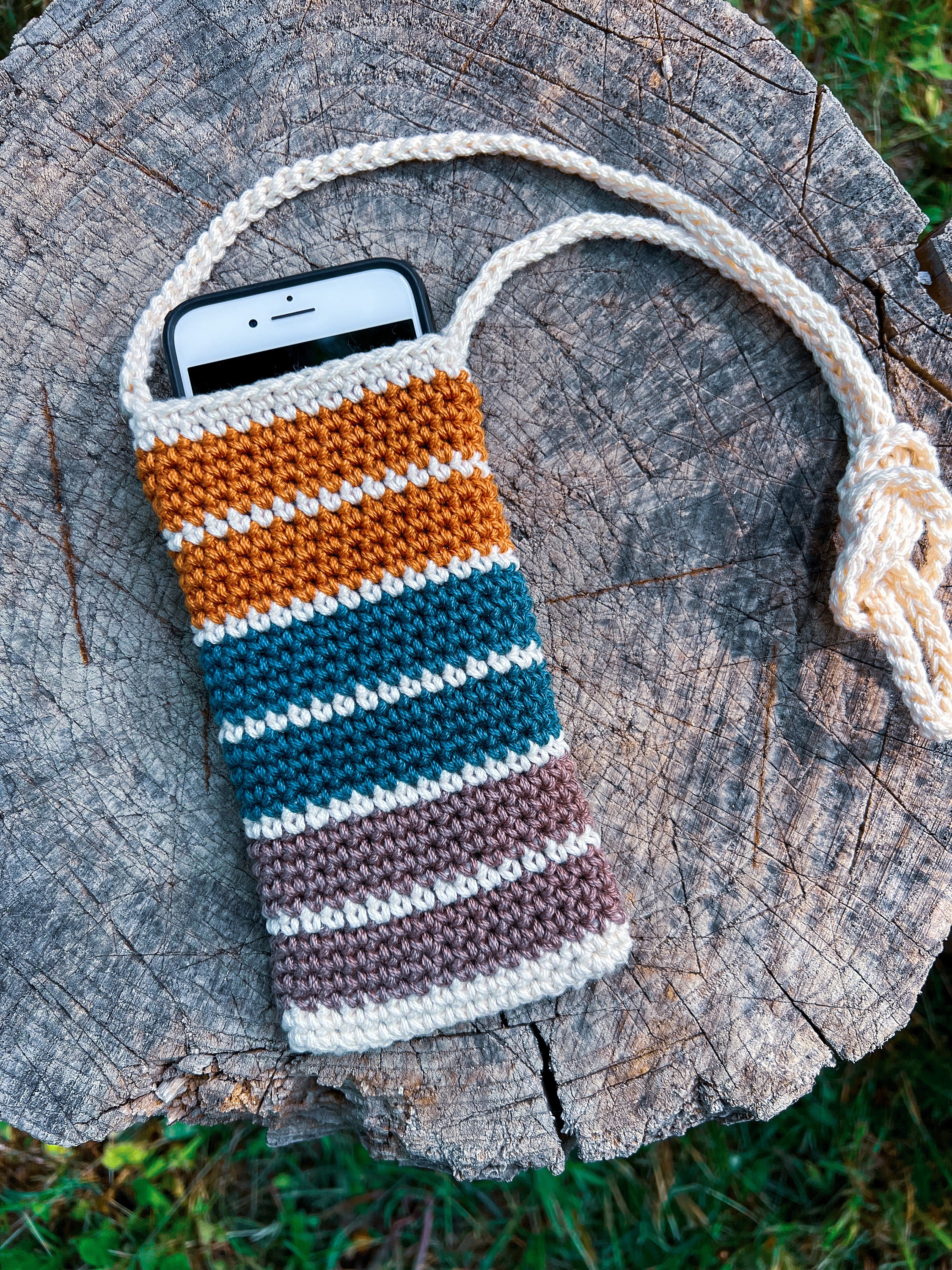 Crochet Mobile Phone Holder Crochet Phone Pouch