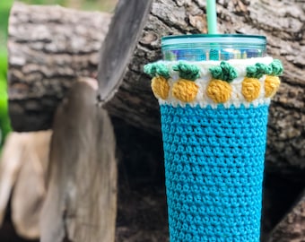 Crochet Coffee Cozy Pattern / Easy Crochet Pattern /  Crochet Coffee Sleeve Pattern / Crochet Coffee Mug Cozy / Crochet Coffee Cup Sleeve