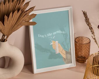 La lámina "Don't Like Menthols" de 1975, con letra de Matty Healy (descarga digital).