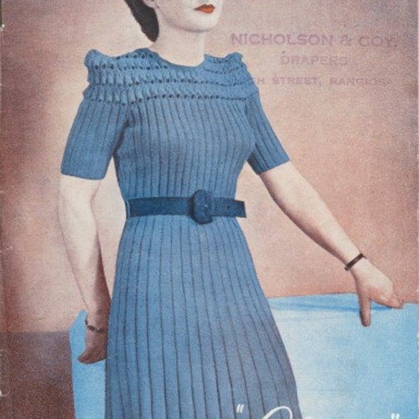 Late 1930s - 1940s New Zealand Knitting Patternbook