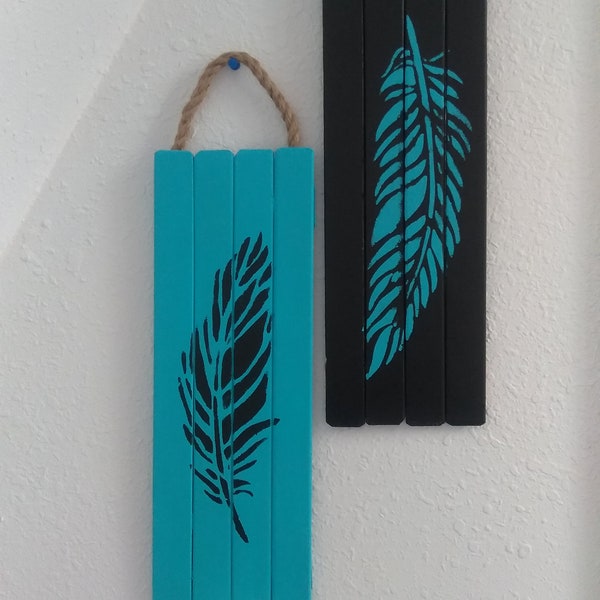 Feathers Rustic Wall Decor