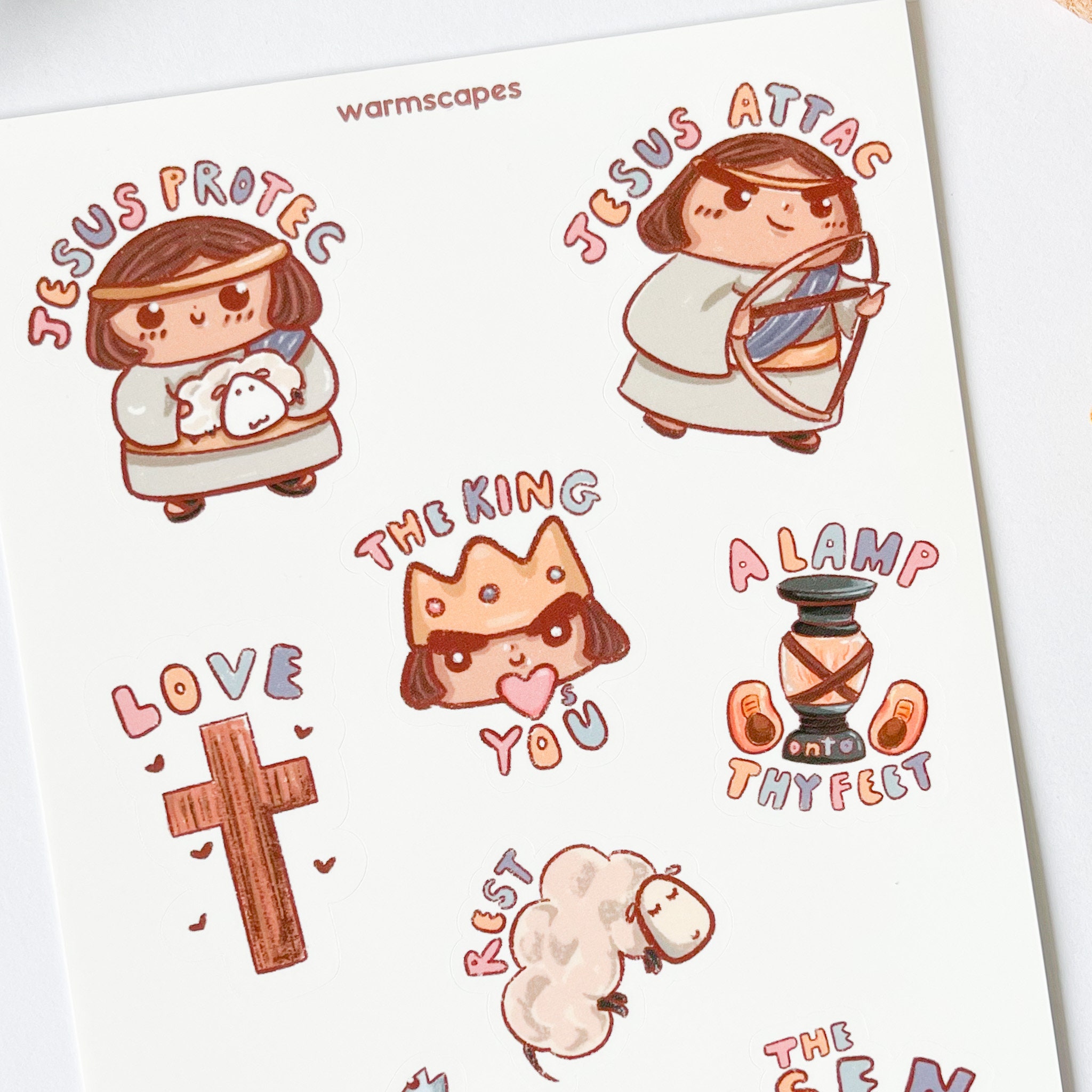 Jesus Stickers Christian Stickers Christian Sticker Sheet Etsy Australia