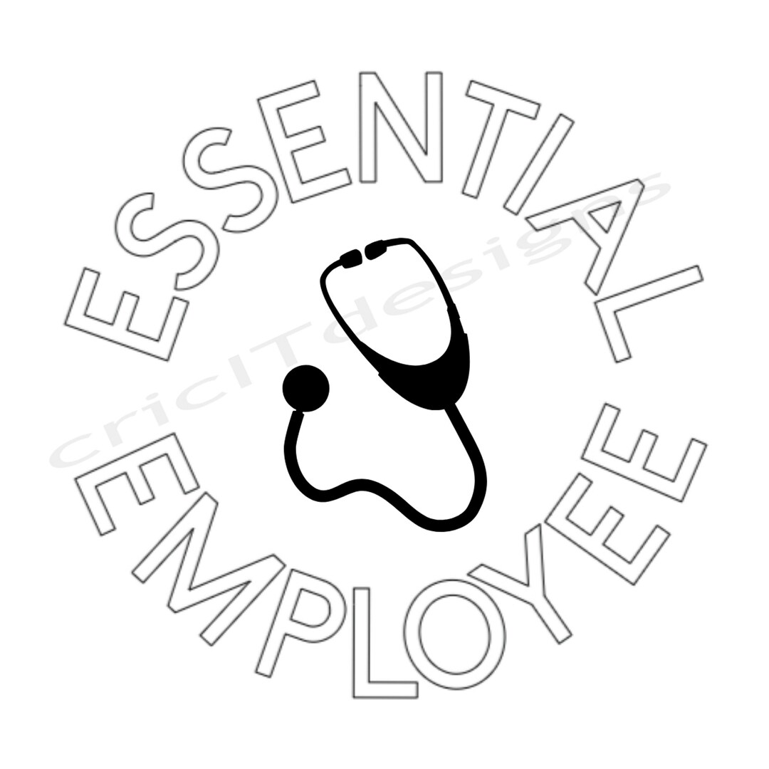 Essential Worker/ Essential Employee /senior Living Nurse Etsy