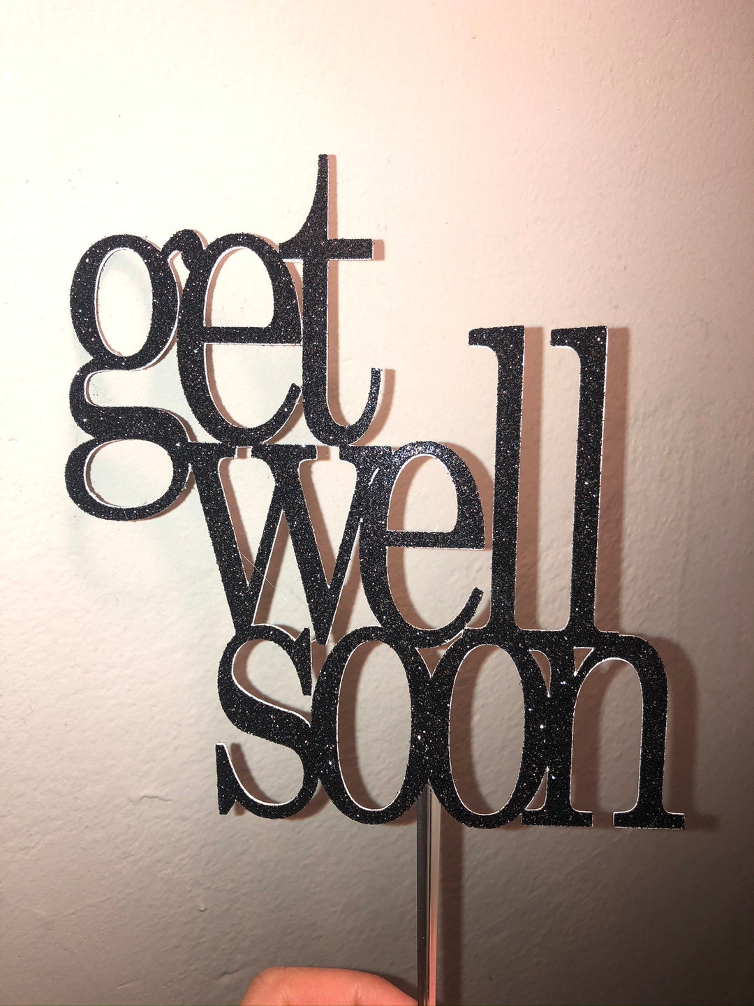 Well Topper Get Well Soon Cake Topper - Etsy