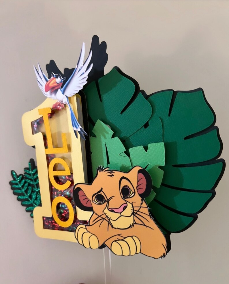 Lion King Cake Topper Lion King Shaker Topper Simba Topper Etsy