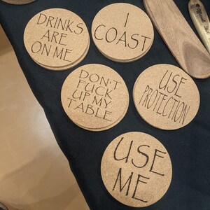 Custom / Cork Engraved Coasters
