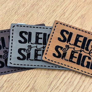 SLEIGH girl SLEIGH- leatherette faux leather material with heat activated adhesive