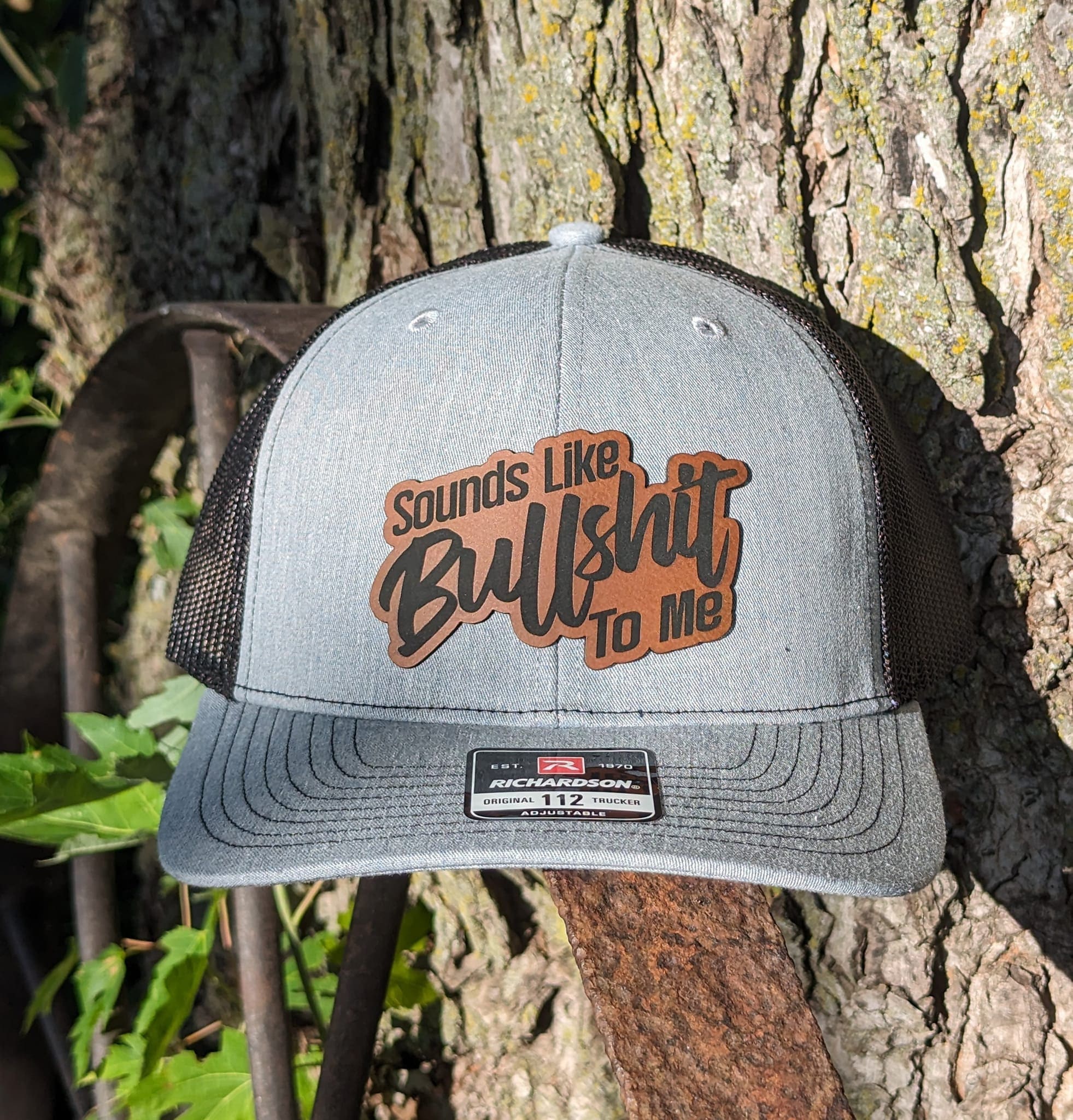 Sounds‎ Like BullShit CC Trucker Hat Corduroy NWT from RANCH DRESS’N RIVEMUG Sounds Like Bullshit to Me Premium Trucker Hat Flat  main image 4