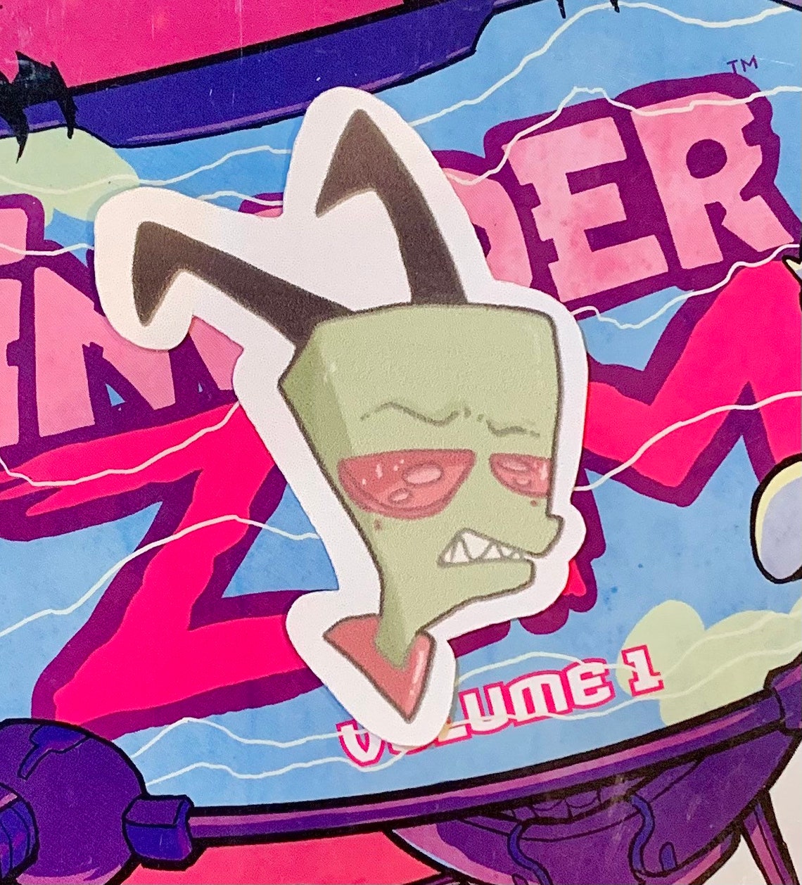 Invader Zim Zim Sticker Etsy