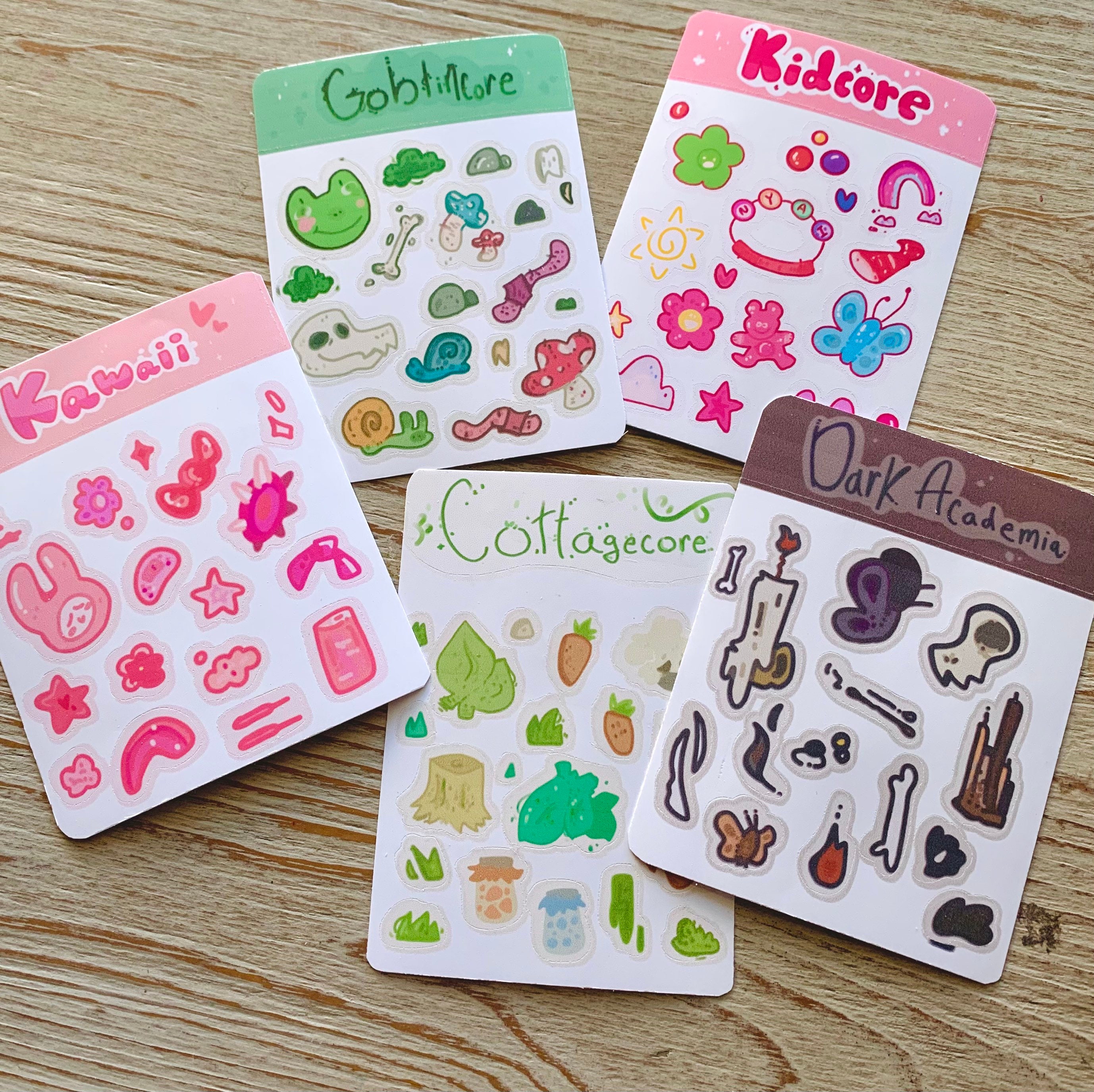 your aesthetic sticker sheets etsy