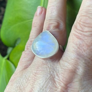 Sterling Silver Moonstone Ring