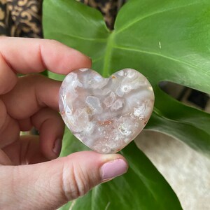 Flower Agate Heart