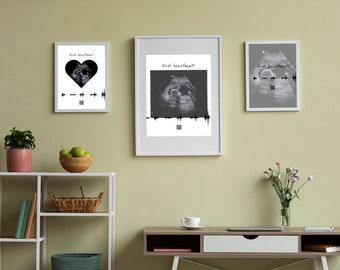 Customized Sound Wave Picture Art, QR Code Soung Wave Art, Mother's Day Gift, Personalized Print, Printable Digital File