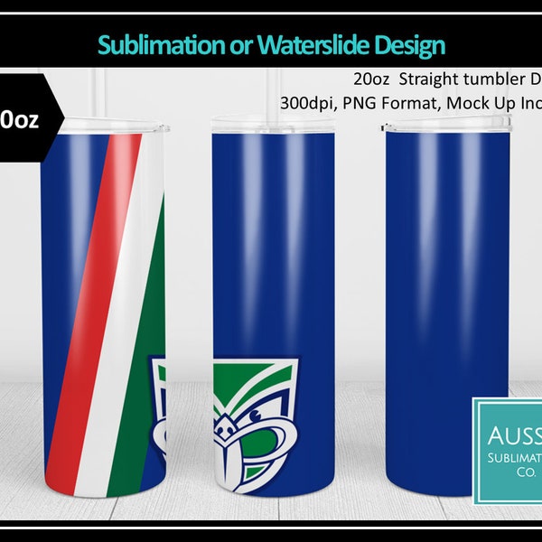 RUGBY League Team Colours Blue Red Green Australia Football 20oz Tumbler Wrap Sublimation Design Digital Download PNG DIGITAL