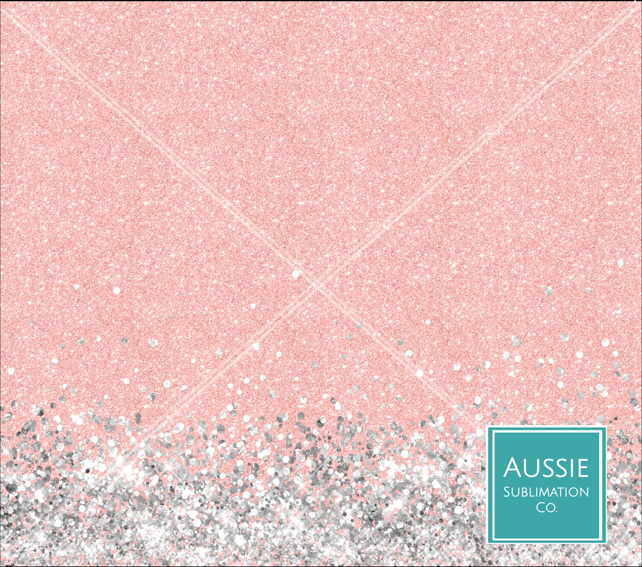 Pink Silver GLITTER Sparkle Background Elegant Skinny Tumbler Etsy