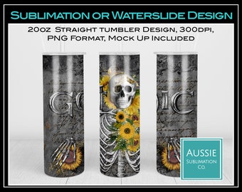 Sunflower Skeleton Tumbler Png - Etsy