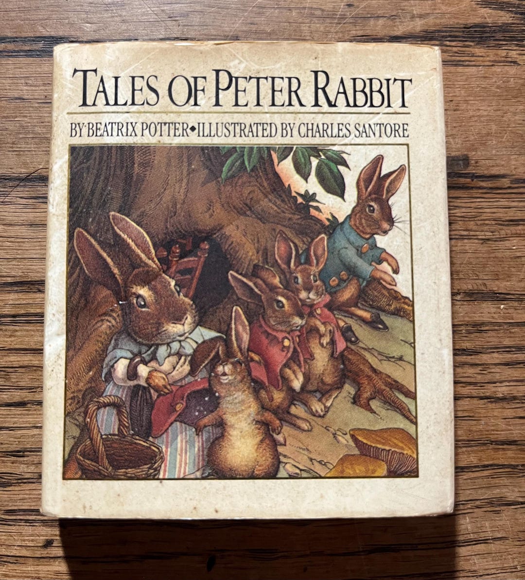 1991 Tales of Peter Rabbit Mini Book - Etsy