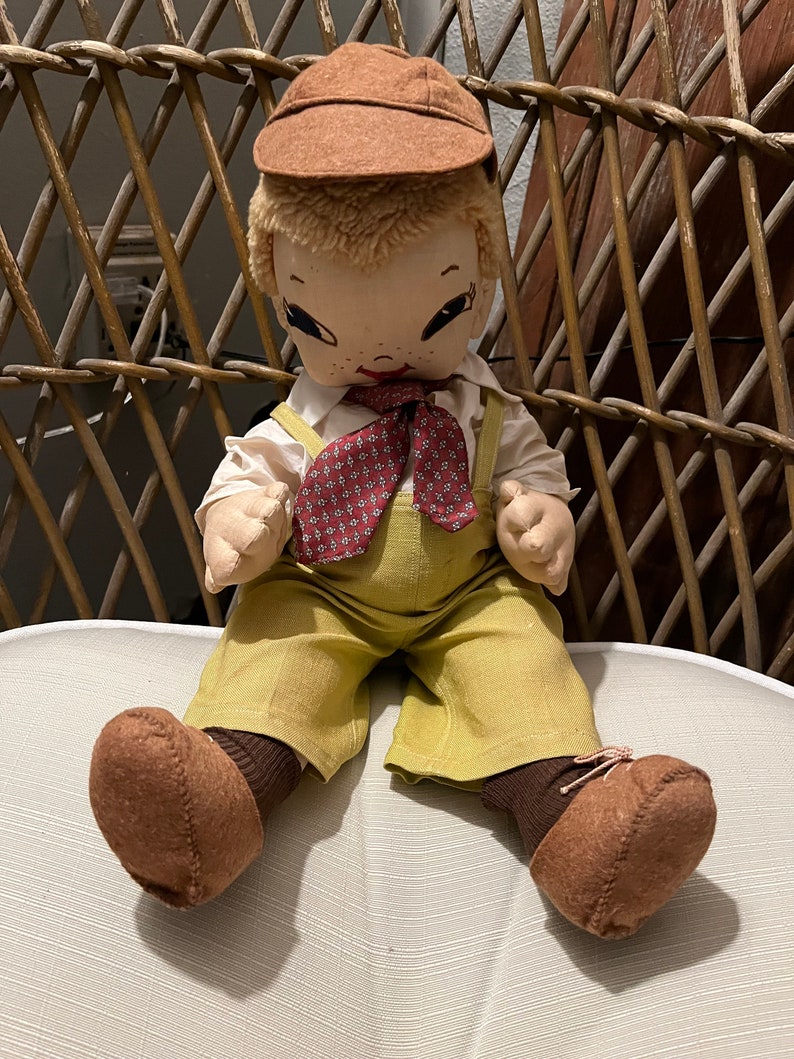 Vintage Boy Doll Etsy