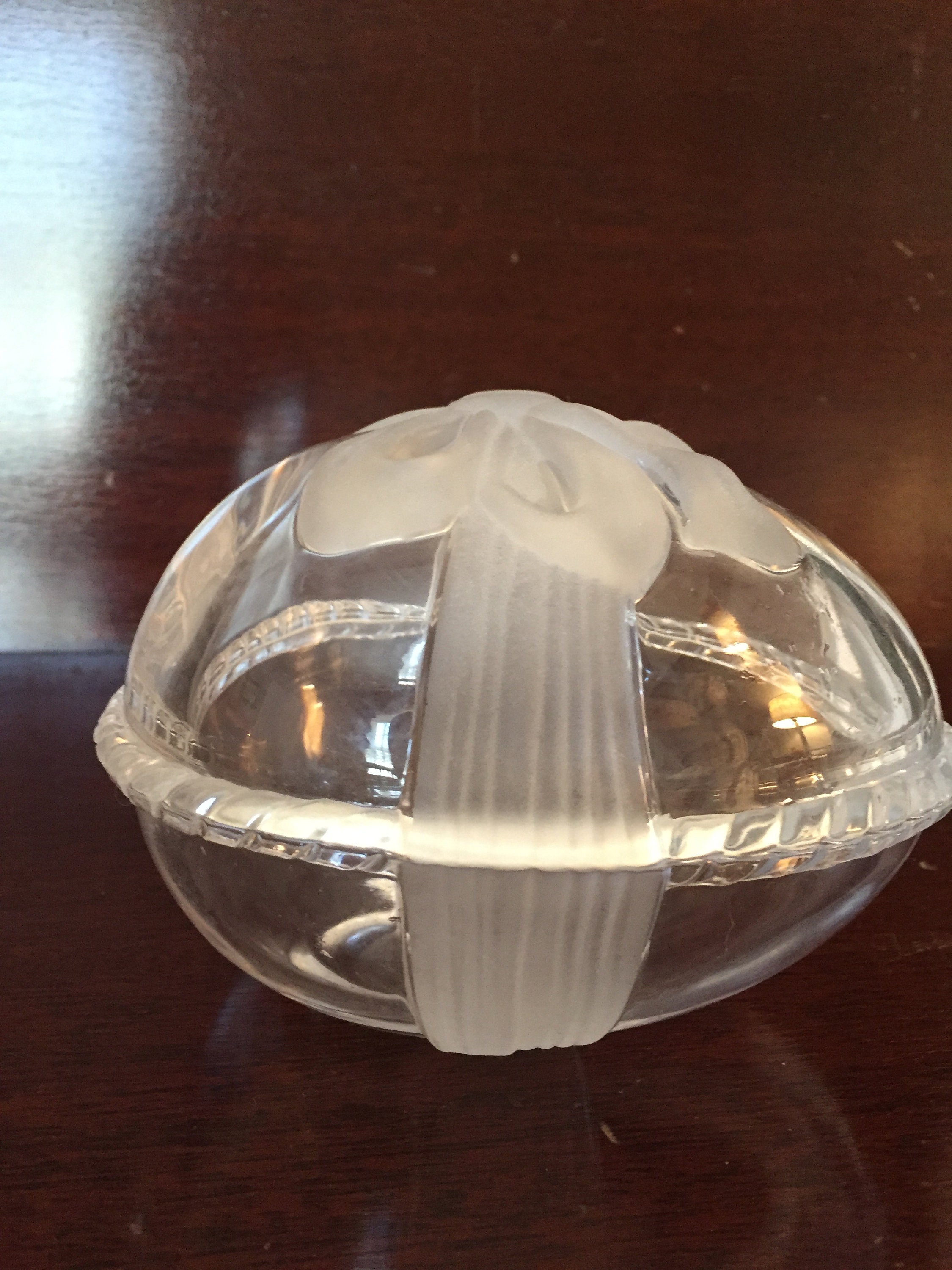 Glass Egg Candy Dish Etsy