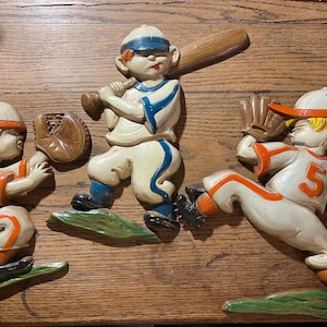 1970 Sexton USA Baseball Wall Plaque Set