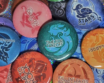 Genshin Impact Constellation Buttons | 2.5in