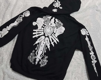 Gears & Smoke | Arcane Vi Tattoo Hoodie