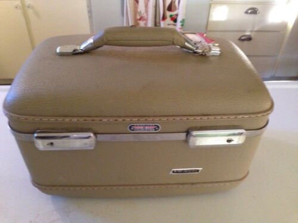 Vintage American Tourister TriTaper Vanity Train Case Etsy