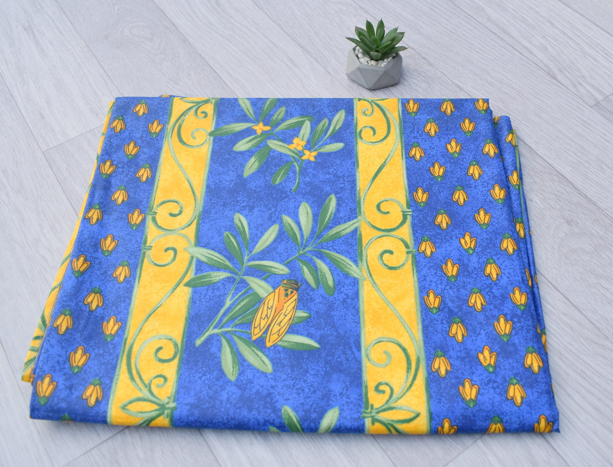 Provence Jacquard Teflon coated tablecloth 67x67 (170x170cm Provence Jacquard Teflon coated tablecloth 67x67 (170x170cm