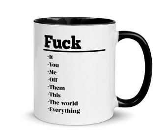 Mugg med färg inuti