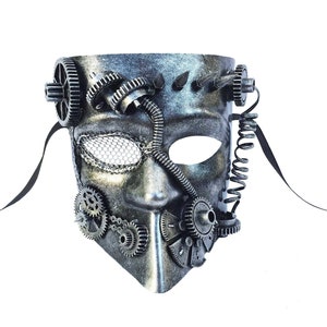Steampunk Warrior Mask- Three Color Options