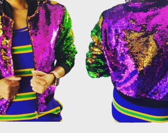 dark green sequin jacket