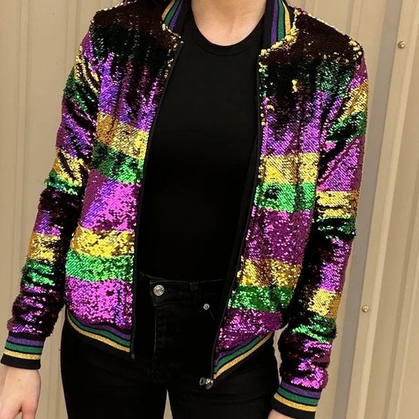 mardi gras sequin jacket kids
