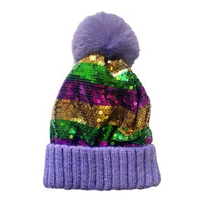 mardi gras hat beanie