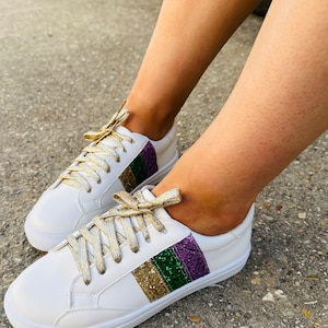 mardi gras glitter makeup