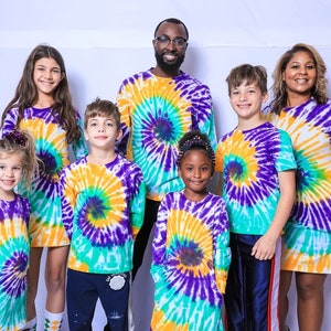 Tie Dye Swirl Kids Long Sleeve TShirt image 2