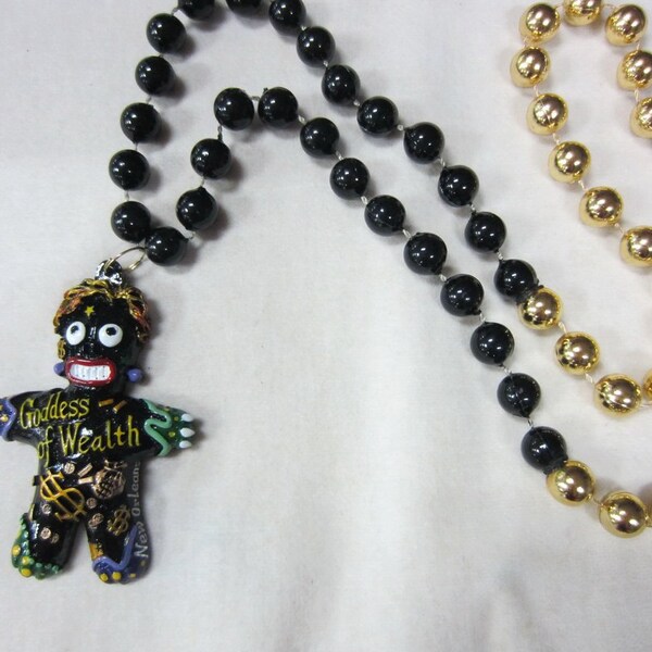 Goddess of Wealth Voodoo Specialty Bead