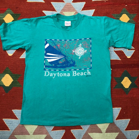 Vintage 90s  Daytona Beach T Shirt 1992 Tennessee… - image 1