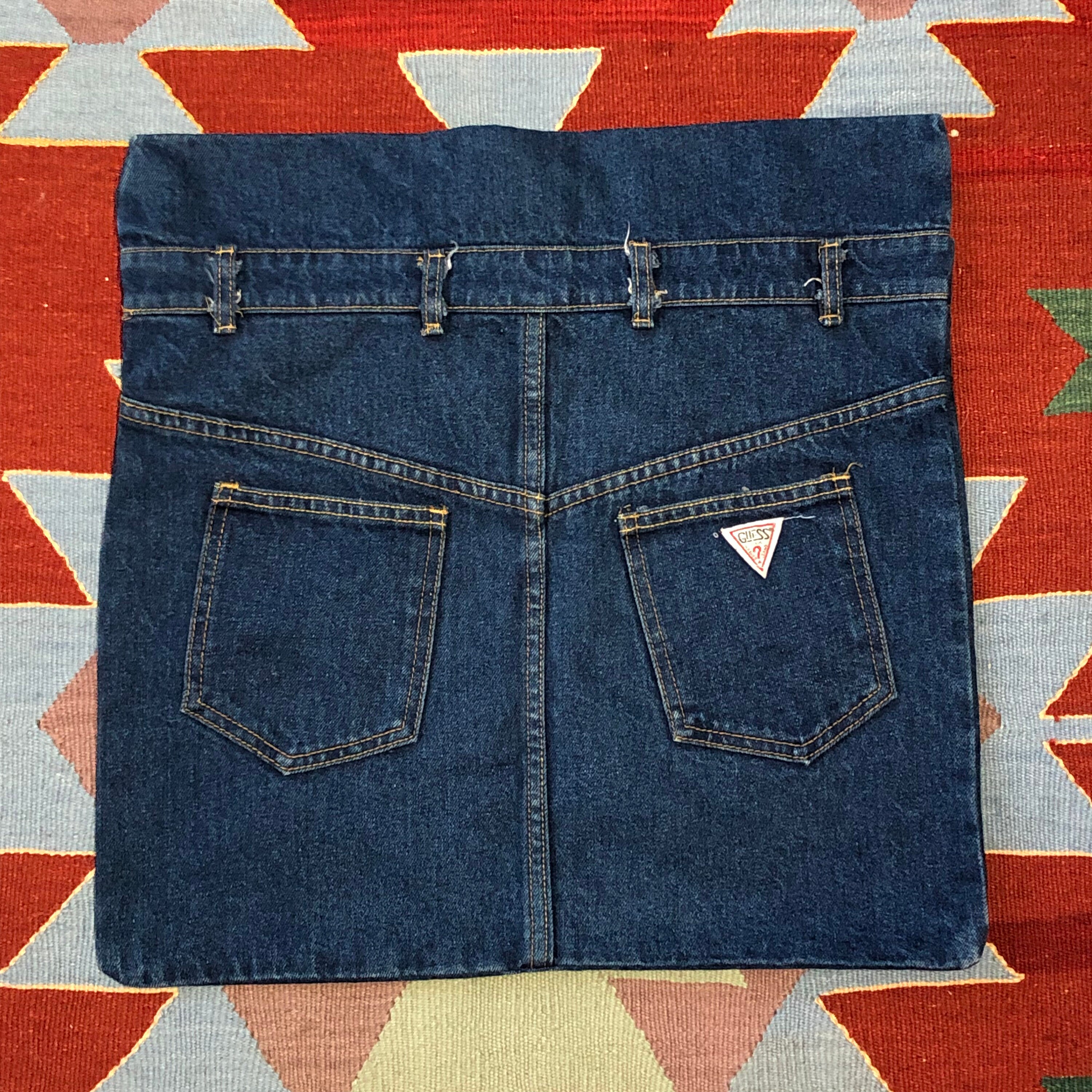 Afdrukken dichtheid vat Vintage 90s Guess Jeans Home Collection Back Pocket Pillow - Etsy