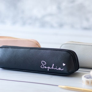 Astuccio personalizzato | Borsa per cosmetici con il nome desiderato | colori diversi | Idea regalo per Pasqua, Cresima, Festa della Mamma