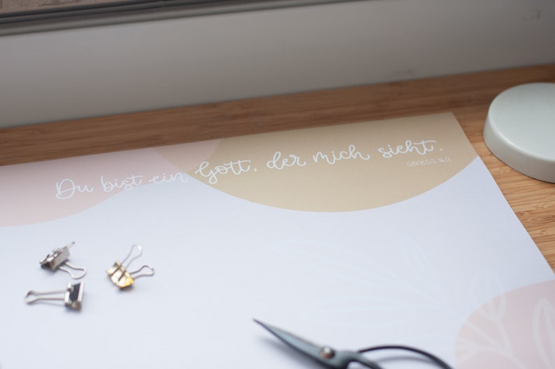 Schreibtischunterlage Jahreslosung 2023 DIN A2 Block 25 - Etsy.de